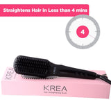 KREA Hair Straightener (3D MCH Tourmaline Technology) Straightens Hair In 4 Mins