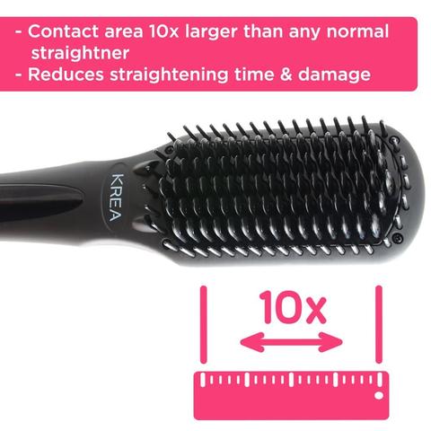 Krea hair 2024 straightening brush flipkart